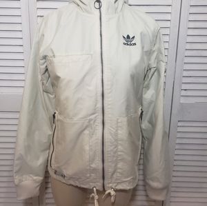Adidas 3 streifen hooded rain jacket